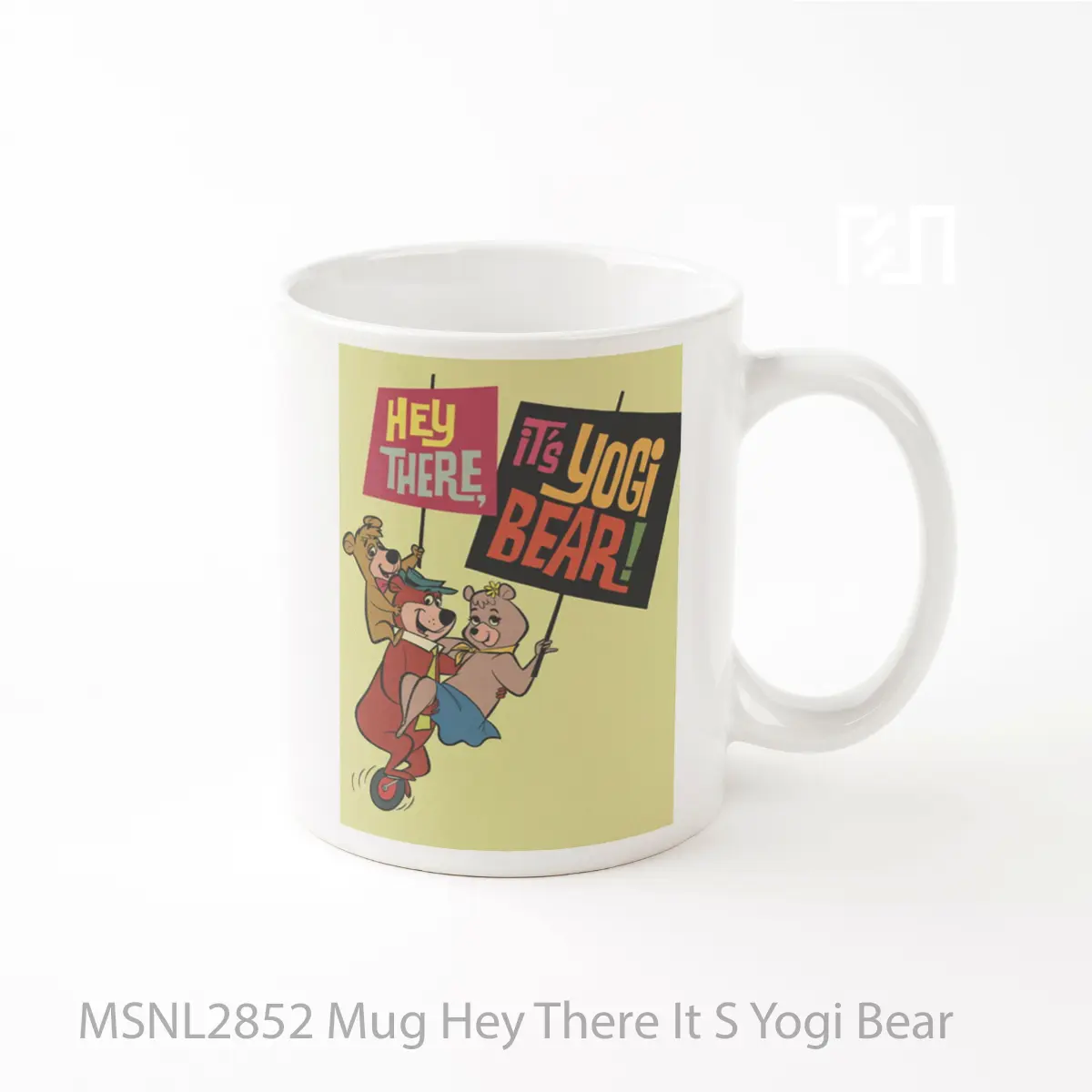 Mug Hey There It S Yogi Bear Gelas Keramik Tema Film MSNL2852