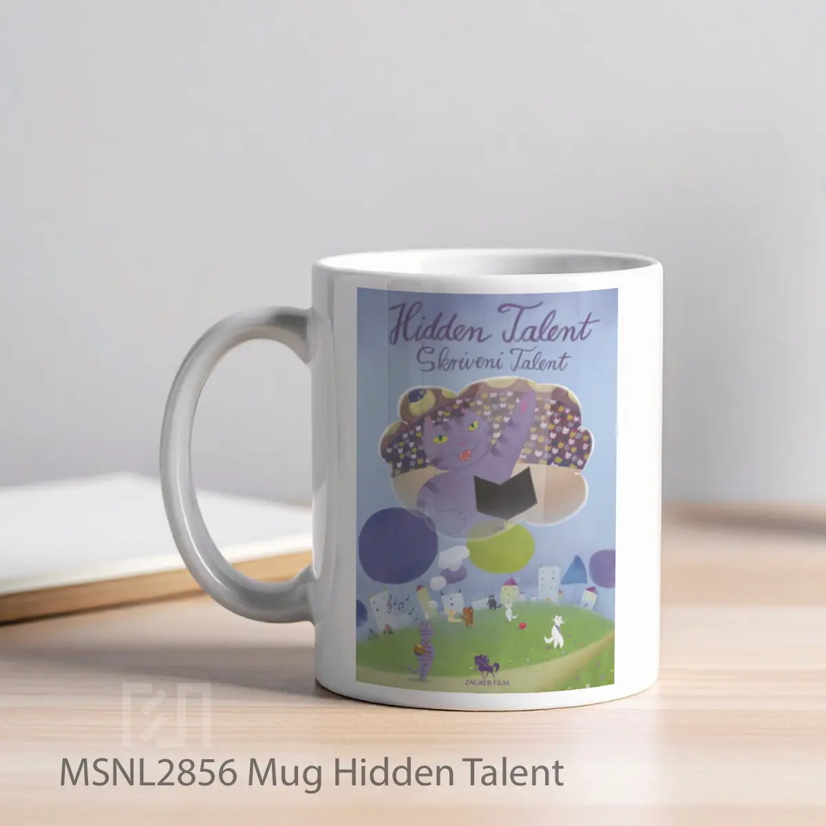 Mug Hidden Talent Gelas Keramik Tema Film MSNL2856 - Tampak Kiri