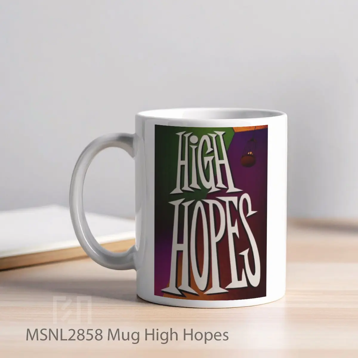 Mug High Hopes Gelas Keramik Tema Film MSNL2858 - Tampak Kiri