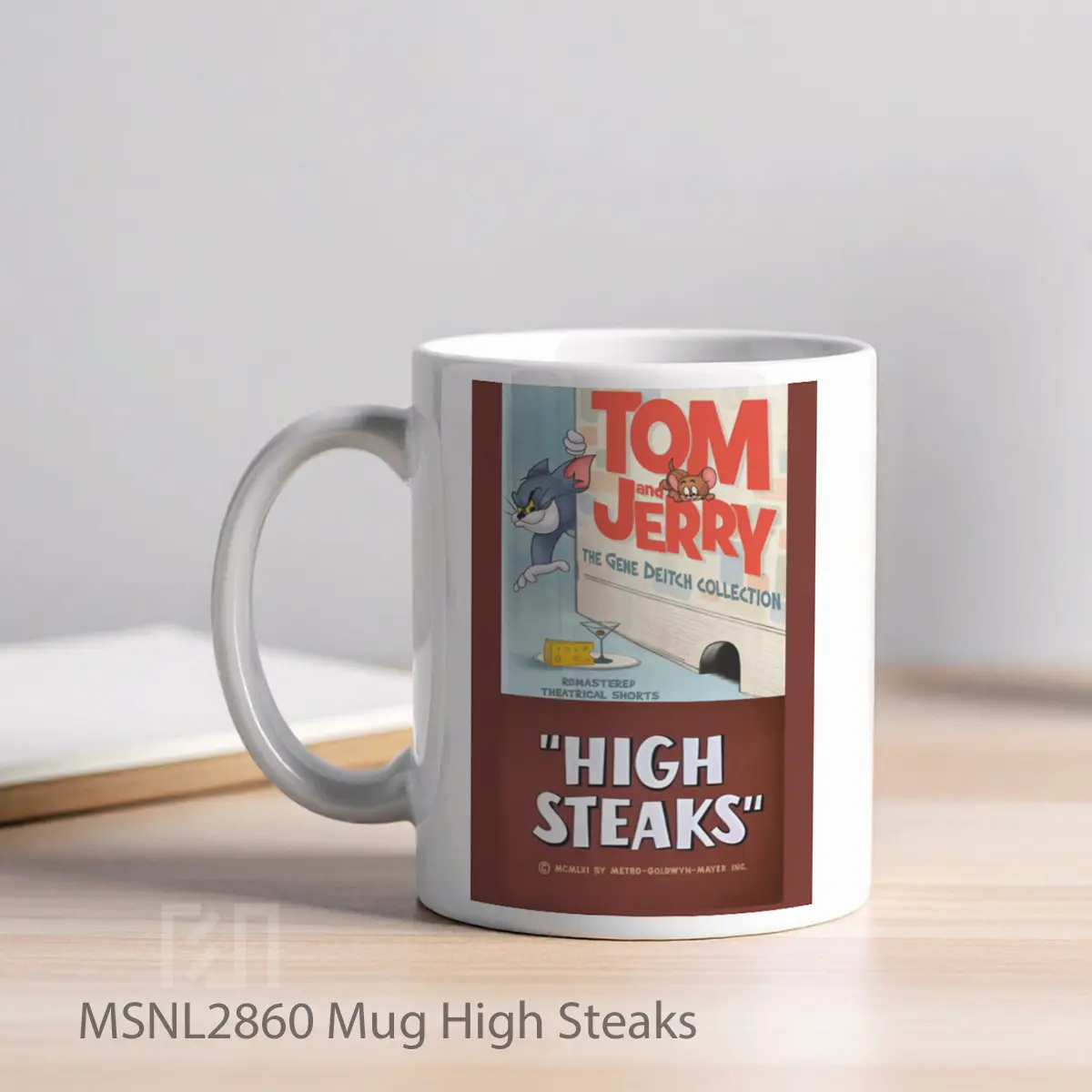 Mug High Steaks Gelas Keramik Tema Film MSNL2860 - Tampak Kiri