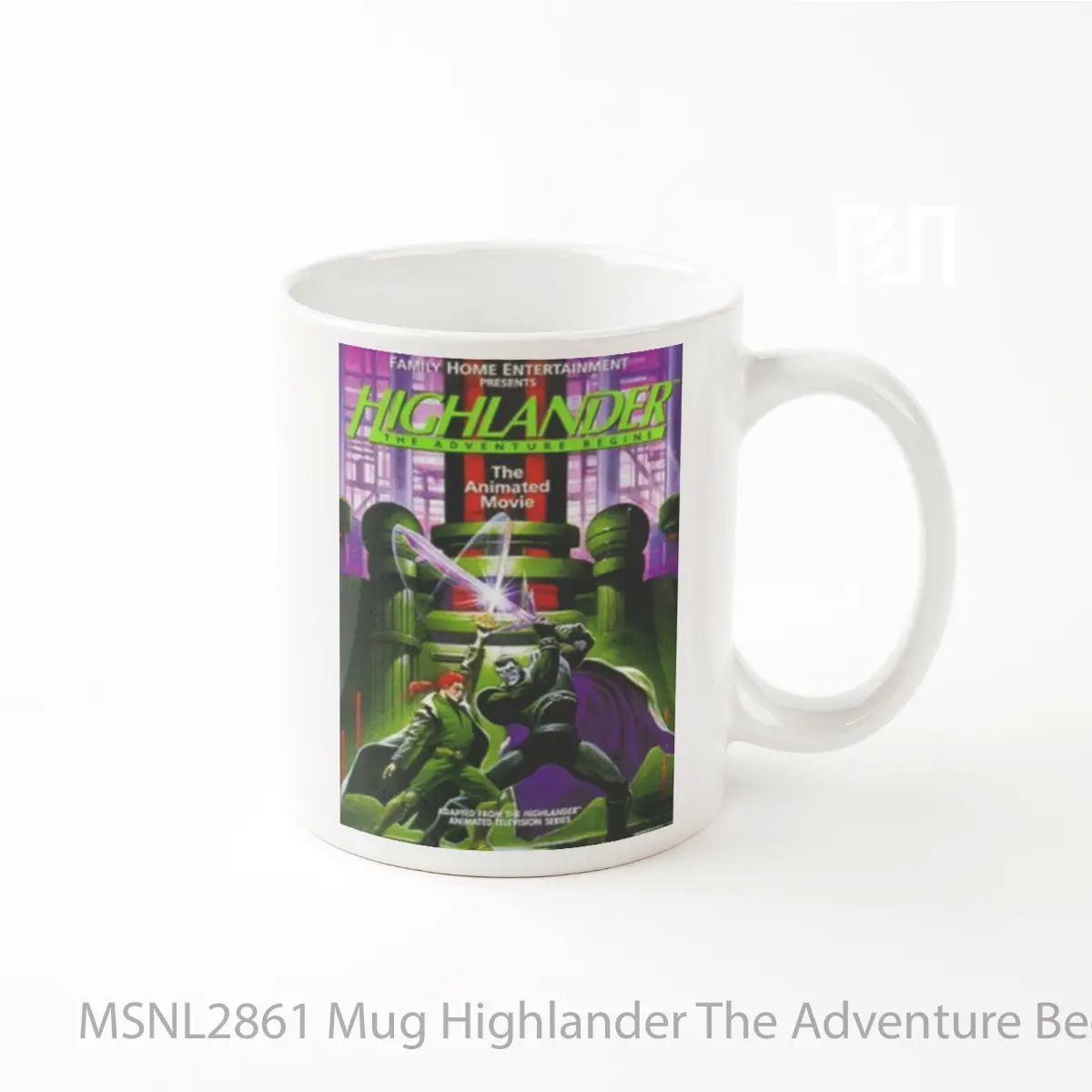 Mug Highlander The Adventure Begins Gelas Keramik Tema Film MSNL2861