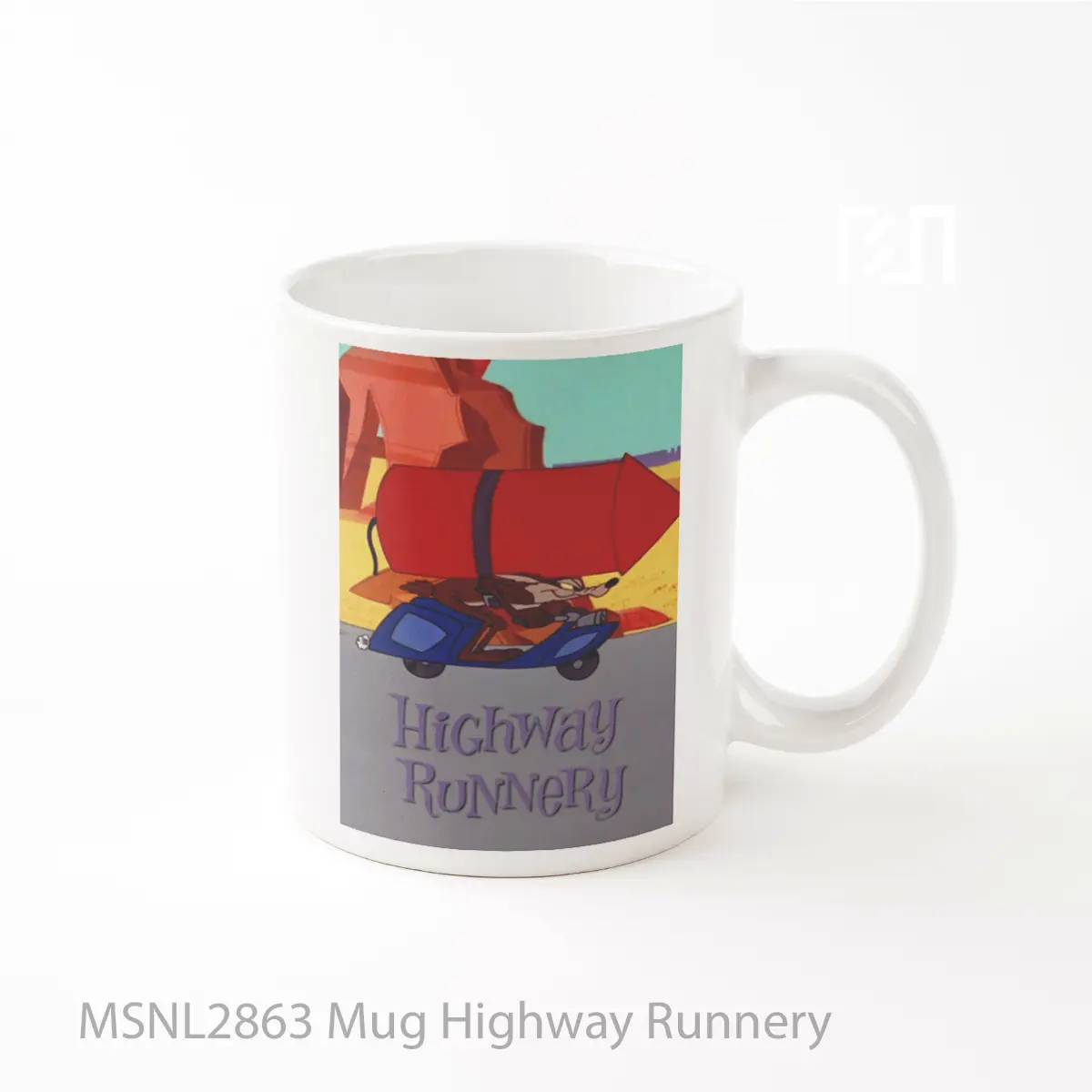 Mug Highway Runnery Gelas Keramik Tema Film MSNL2863