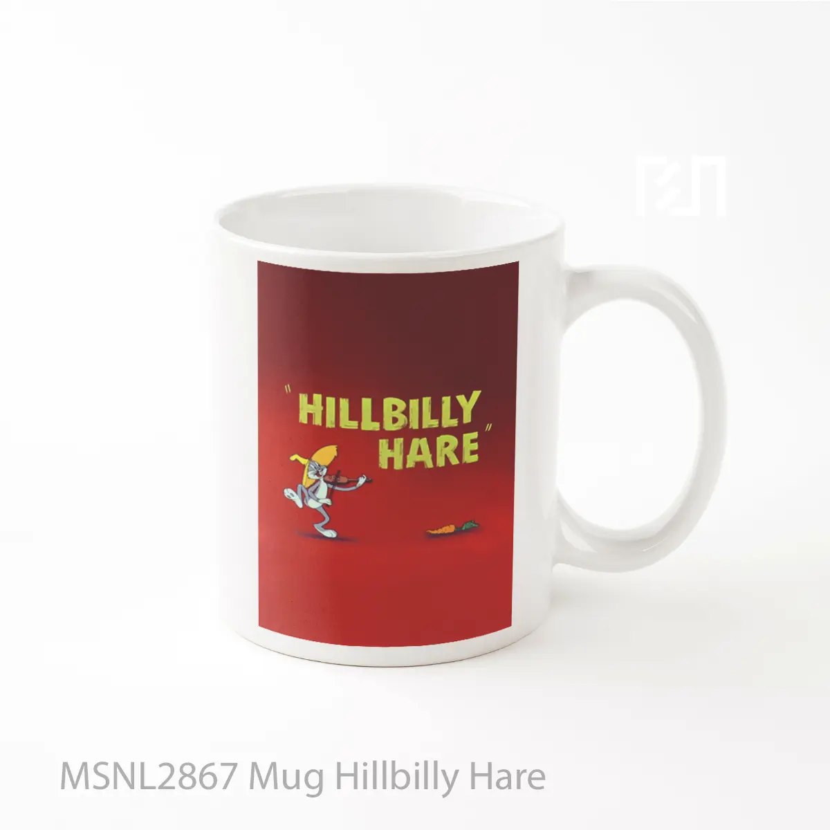 Mug Hillbilly Hare Gelas Keramik Tema Film MSNL2867