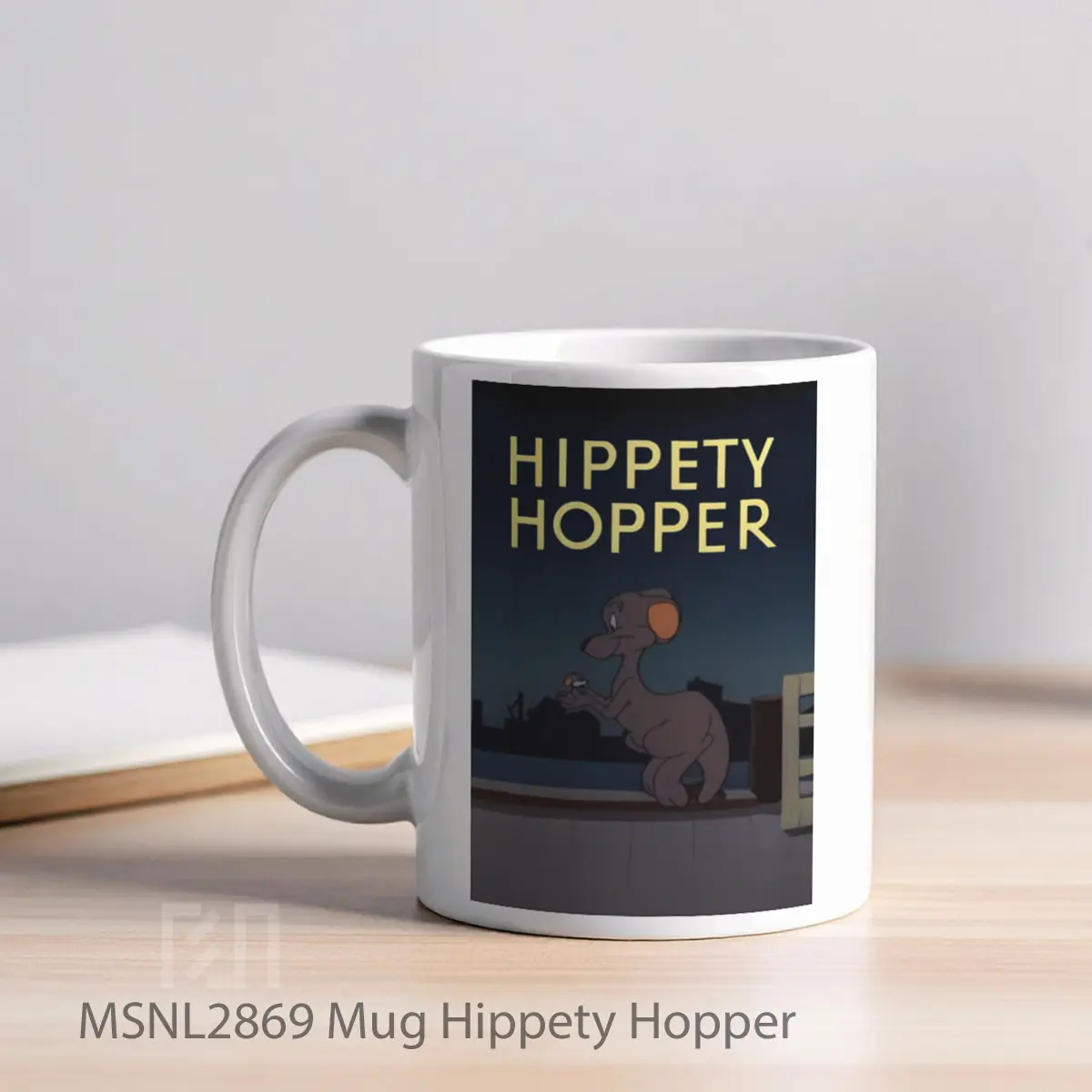 Mug Hippety Hopper Gelas Keramik Tema Film MSNL2869 - Tampak Kiri