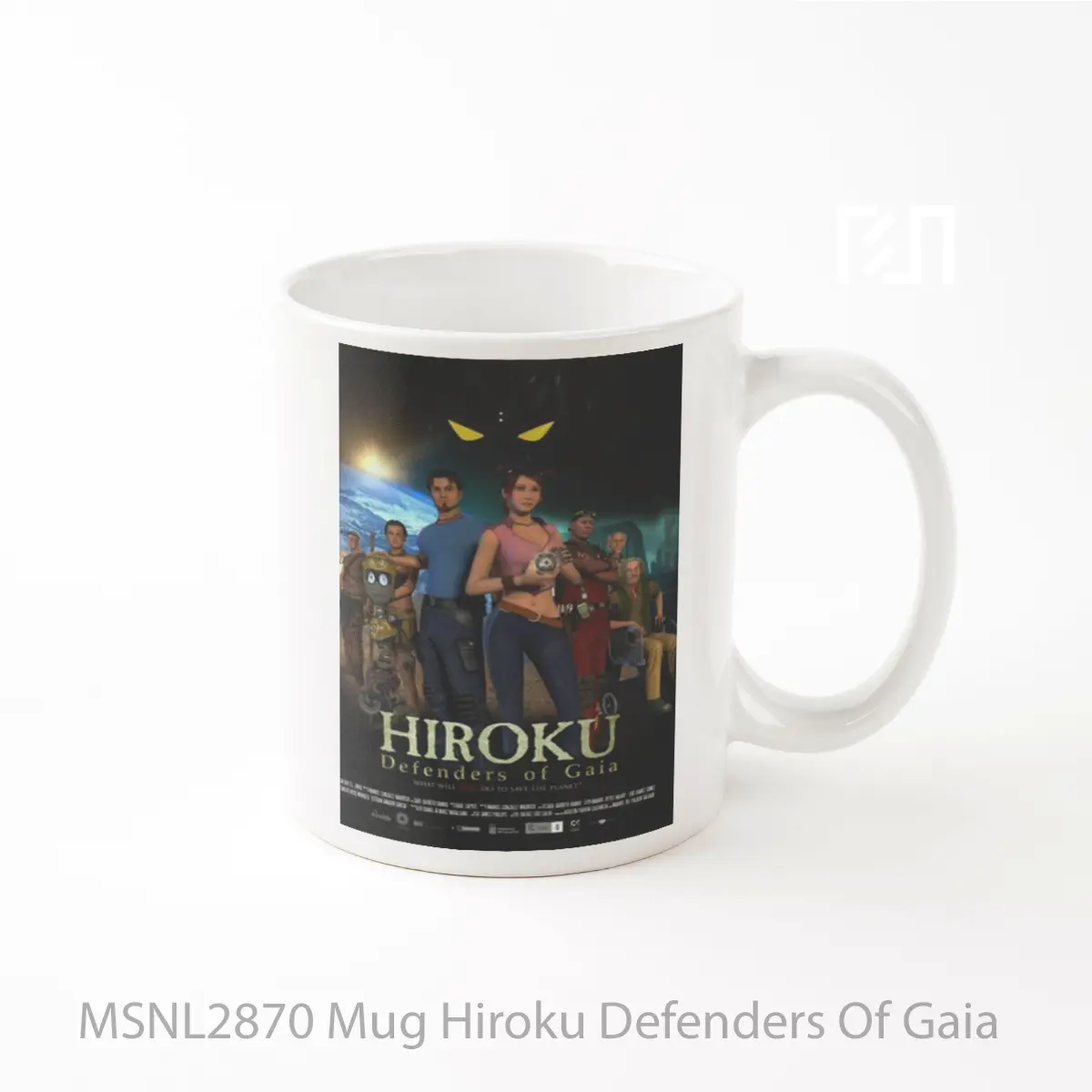Mug Hiroku Defenders Of Gaia Gelas Keramik Tema Film MSNL2870