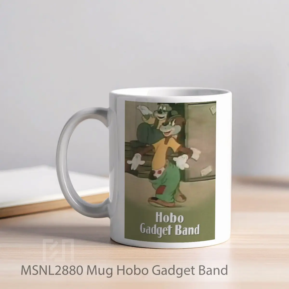 Mug Hobo Gadget Band Gelas Keramik Tema Film MSNL2880 - Tampak Kiri