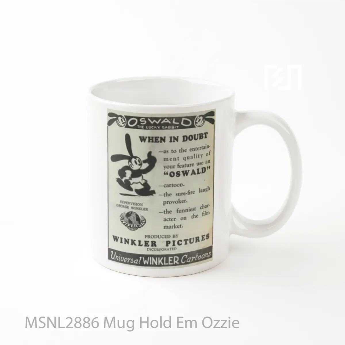Mug Hold Em Ozzie Gelas Keramik Tema Film MSNL2886