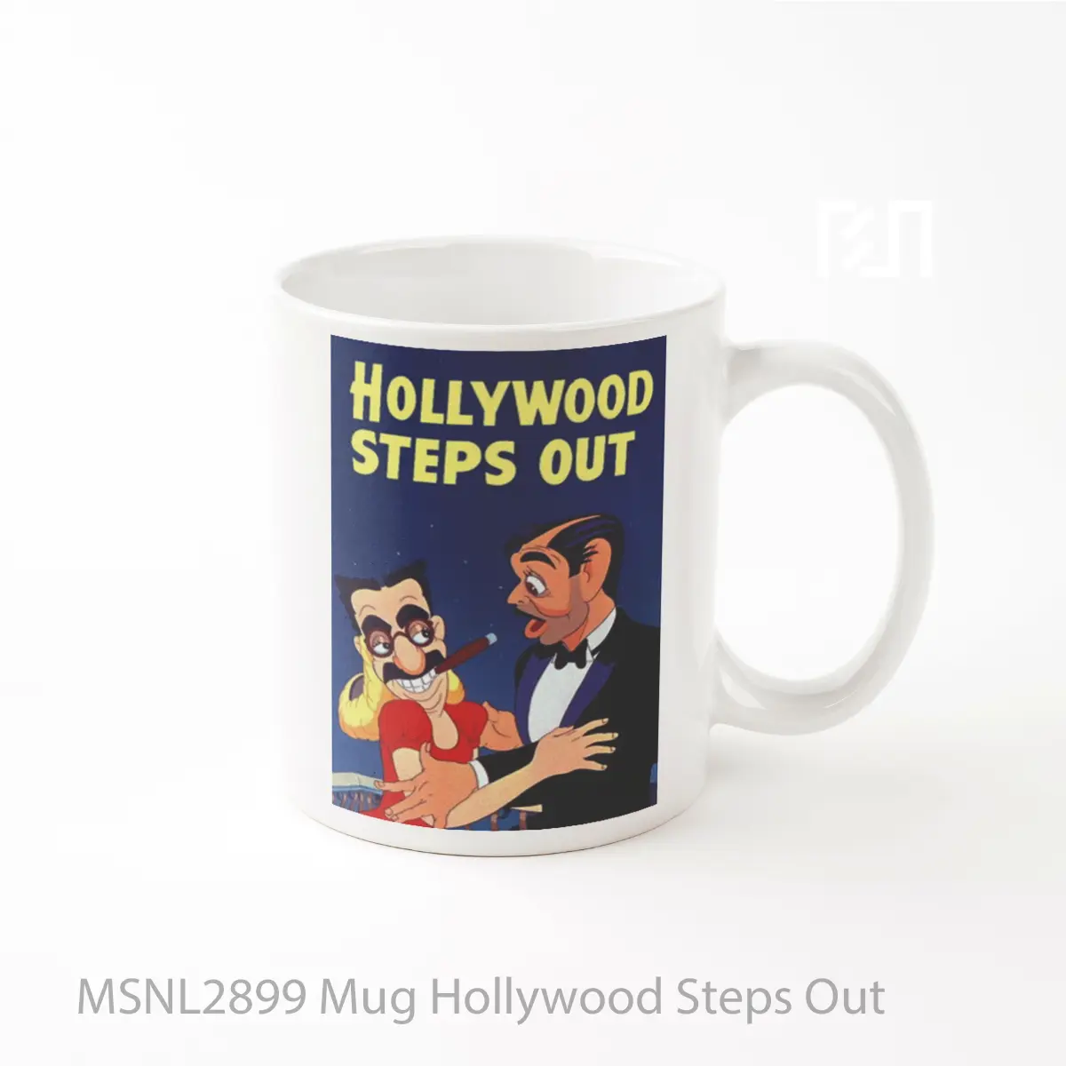 Mug Hollywood Steps Out Gelas Keramik Tema Film MSNL2899