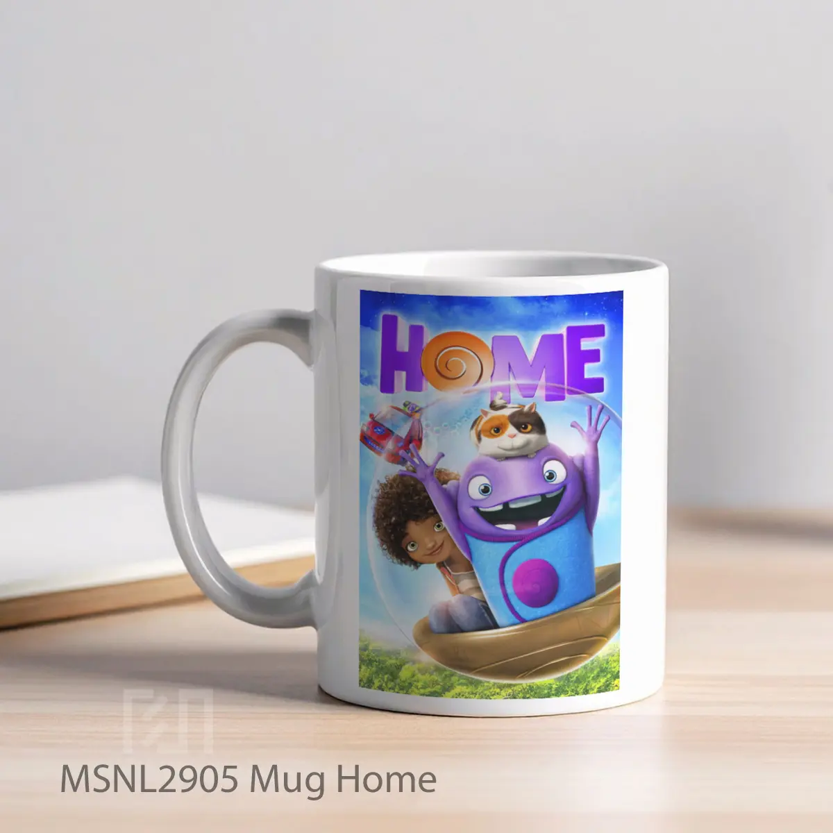 Mug Home Gelas Keramik Tema Film MSNL2905 - Tampak Kiri