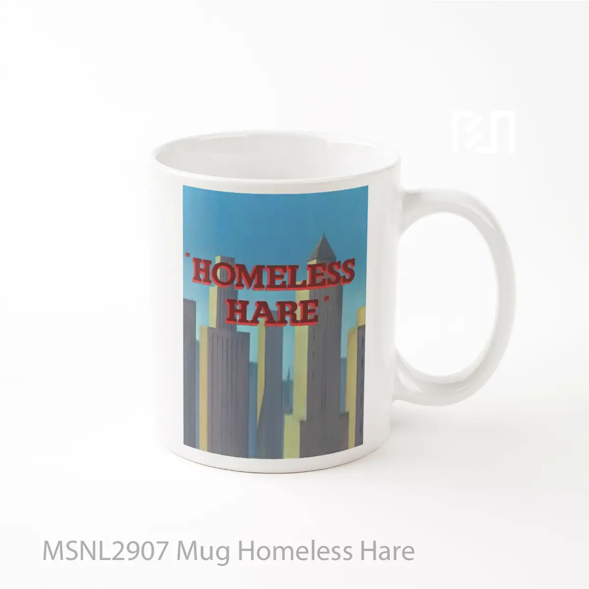 Mug Homeless Hare Gelas Keramik Tema Film MSNL2907
