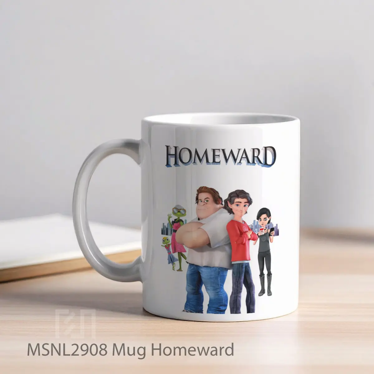 Mug Homeward Gelas Keramik Tema Film MSNL2908 - Tampak Kiri