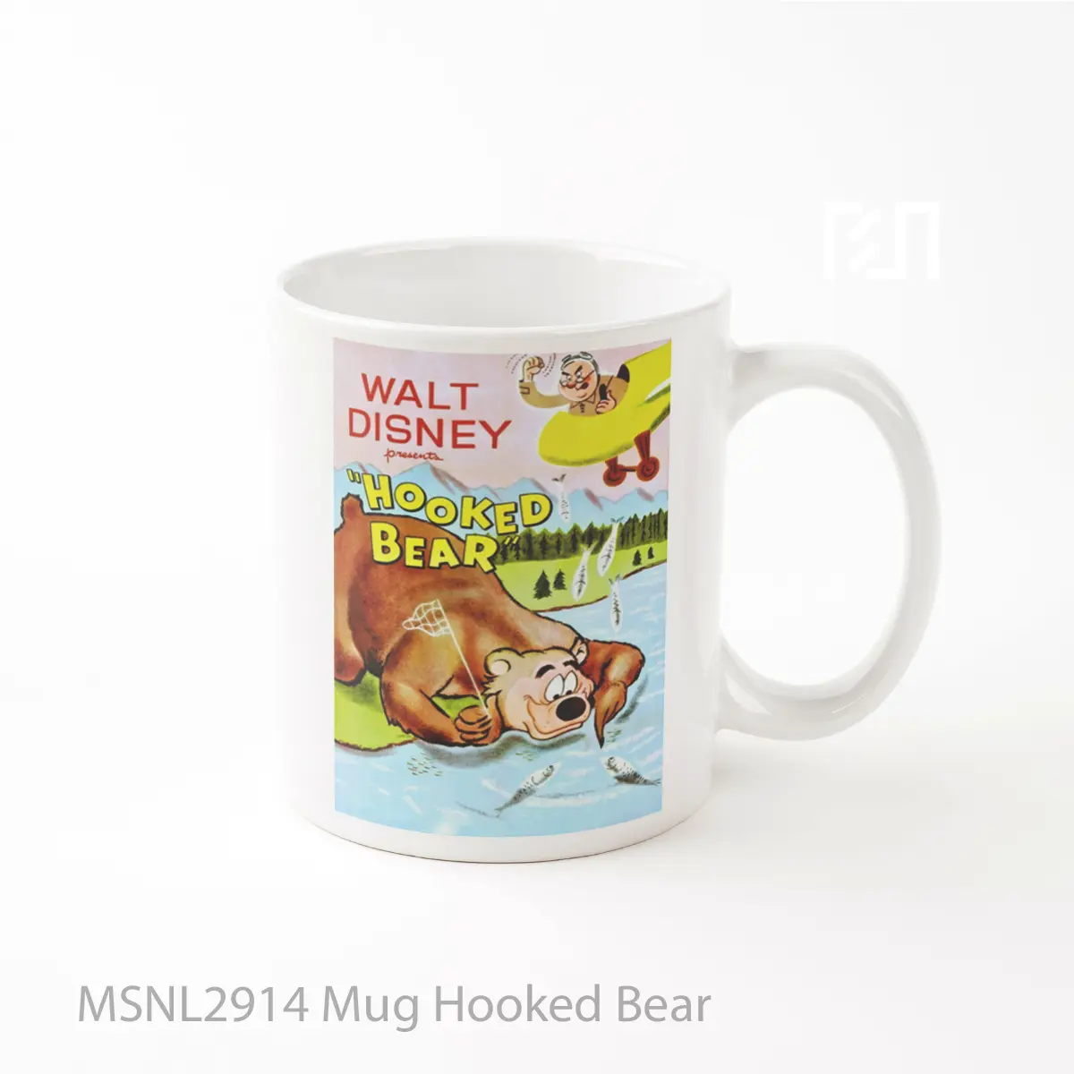 Mug Hooked Bear Gelas Keramik Tema Film MSNL2914