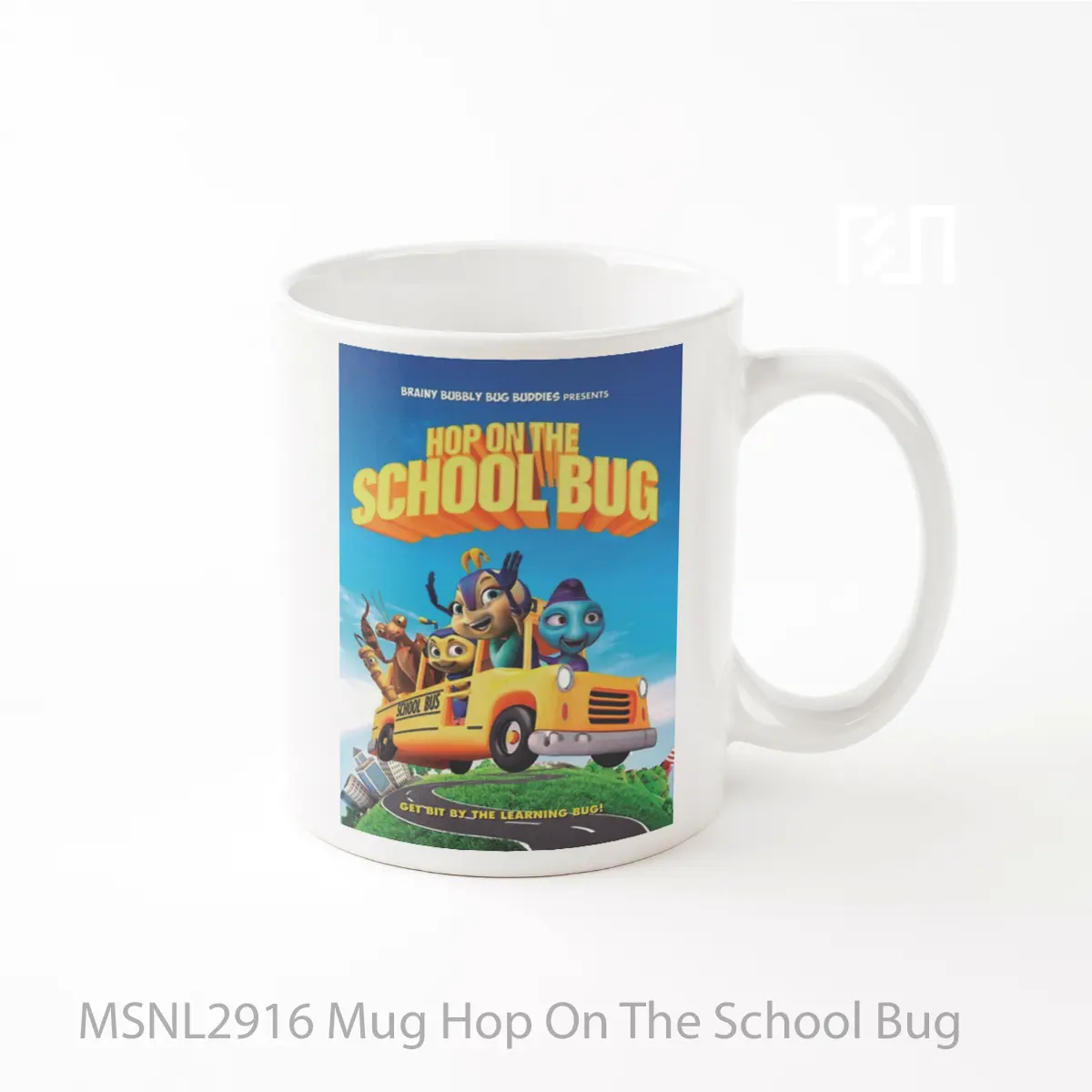 Mug Hop On The School Bug Gelas Keramik Tema Film MSNL2916