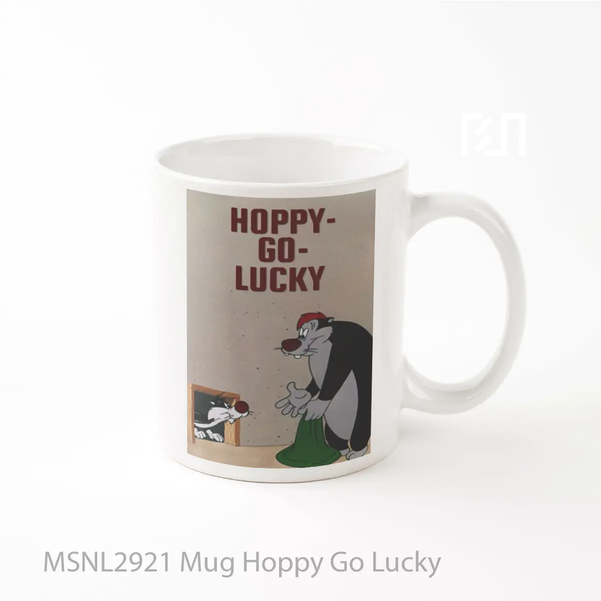 Mug Hoppy Go Lucky Gelas Keramik Tema Film MSNL2921