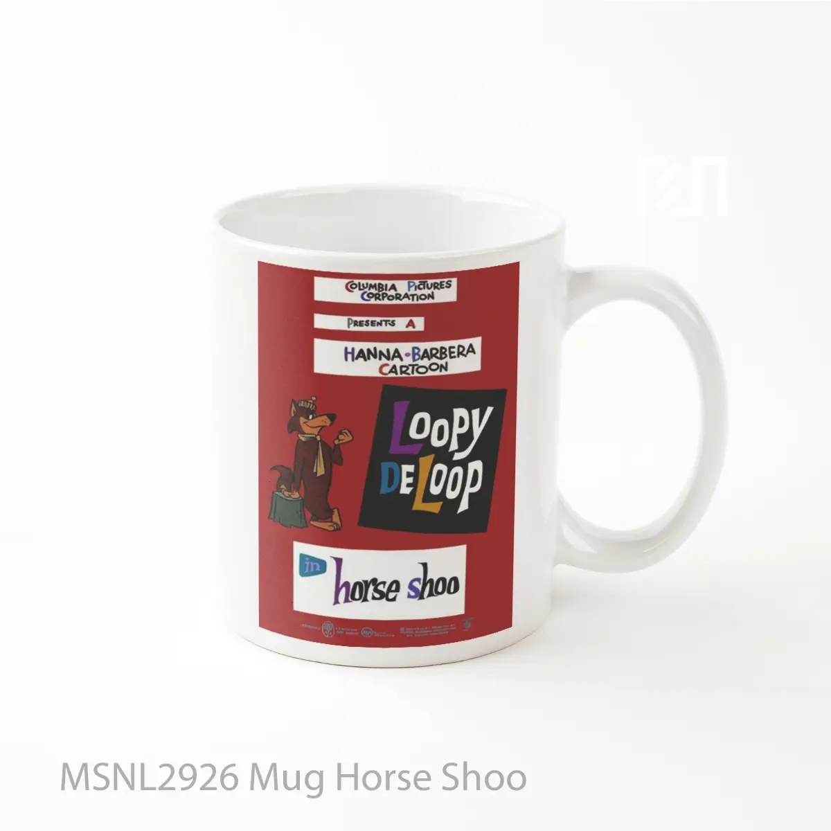 Mug Horse Shoo Gelas Keramik Tema Film MSNL2926