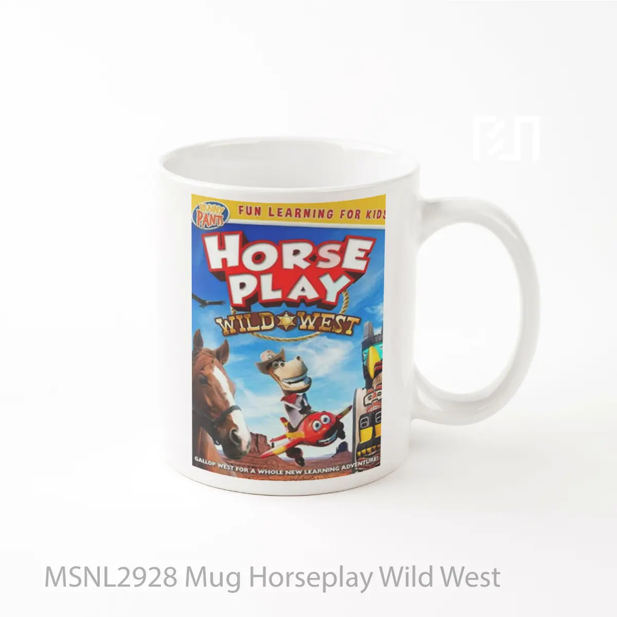 Mug Horseplay Wild West Gelas Keramik Tema Film MSNL2928