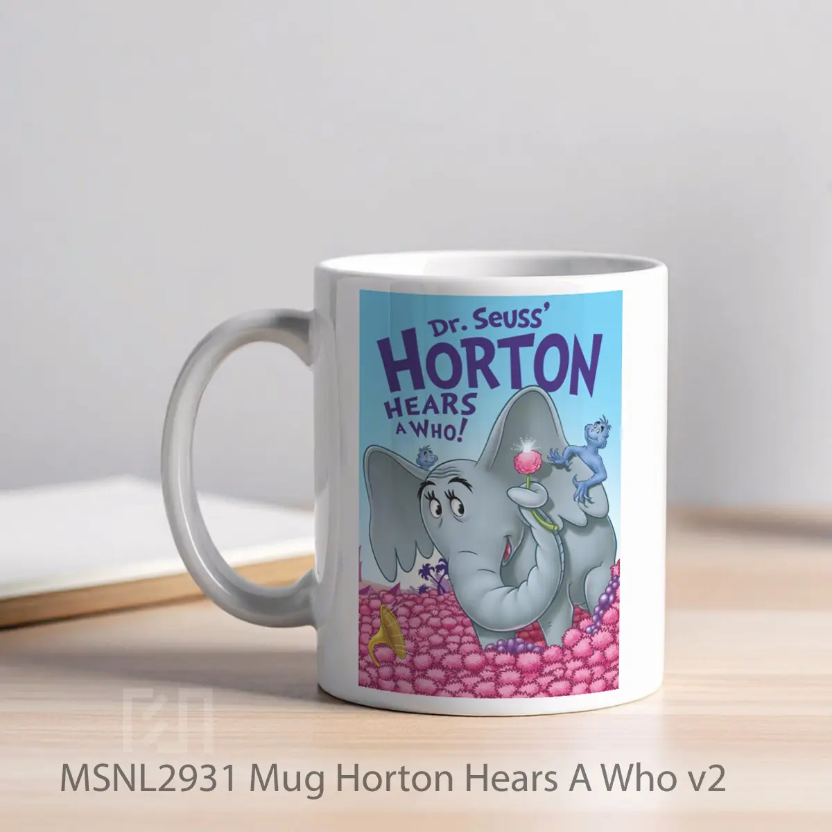 Mug Horton Hears A Who V2 Gelas Keramik Tema Film MSNL2931 - Tampak Kiri