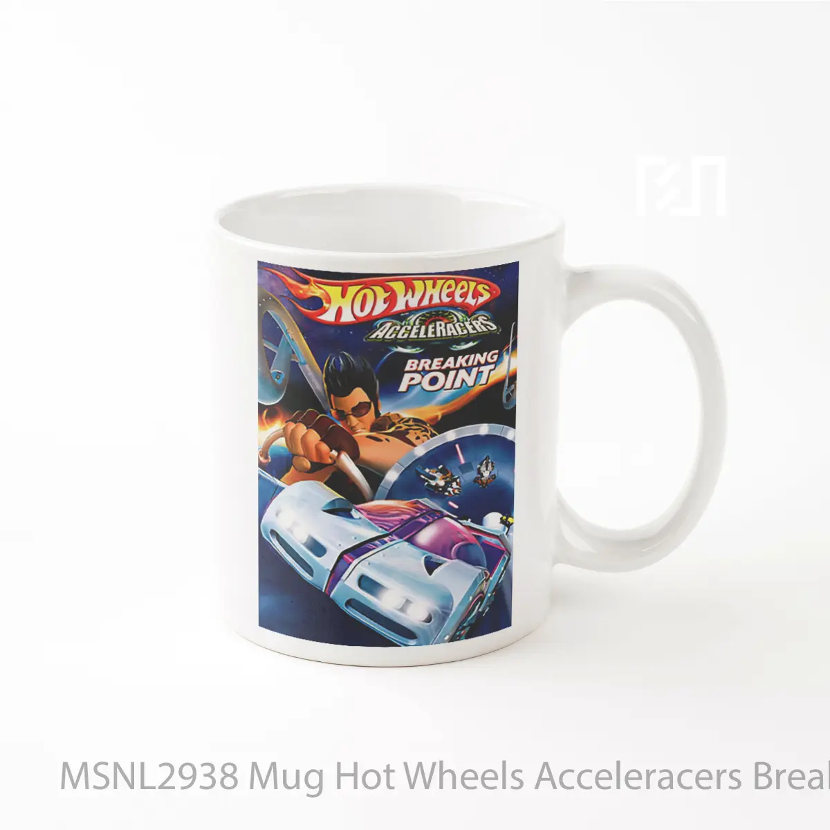 Mug Hot Wheels Acceleracers Breaking Point Gelas Keramik Tema Film MSNL2938