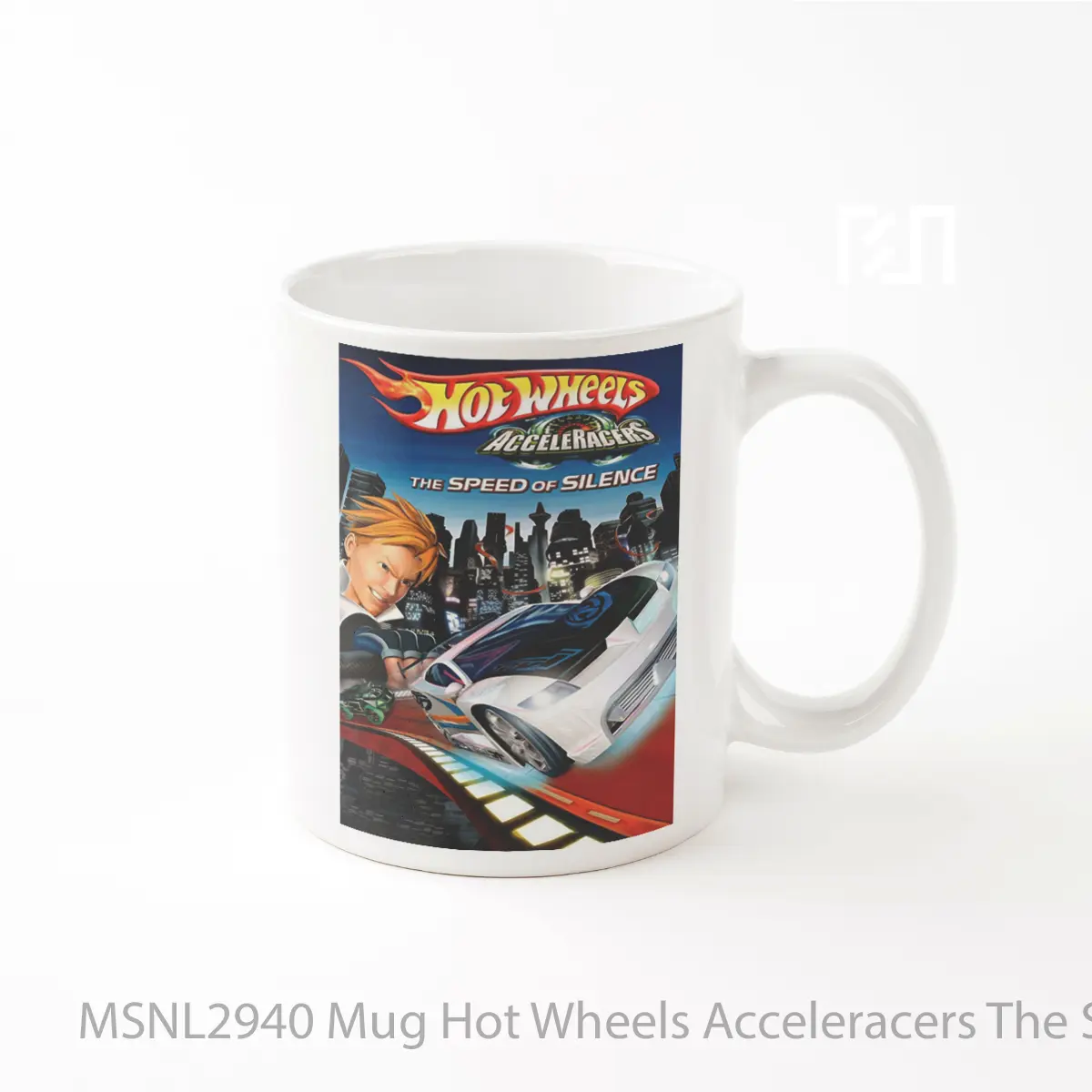 Mug Hot Wheels Acceleracers The Speed Of Silence Gelas Keramik Tema Film MSNL2940
