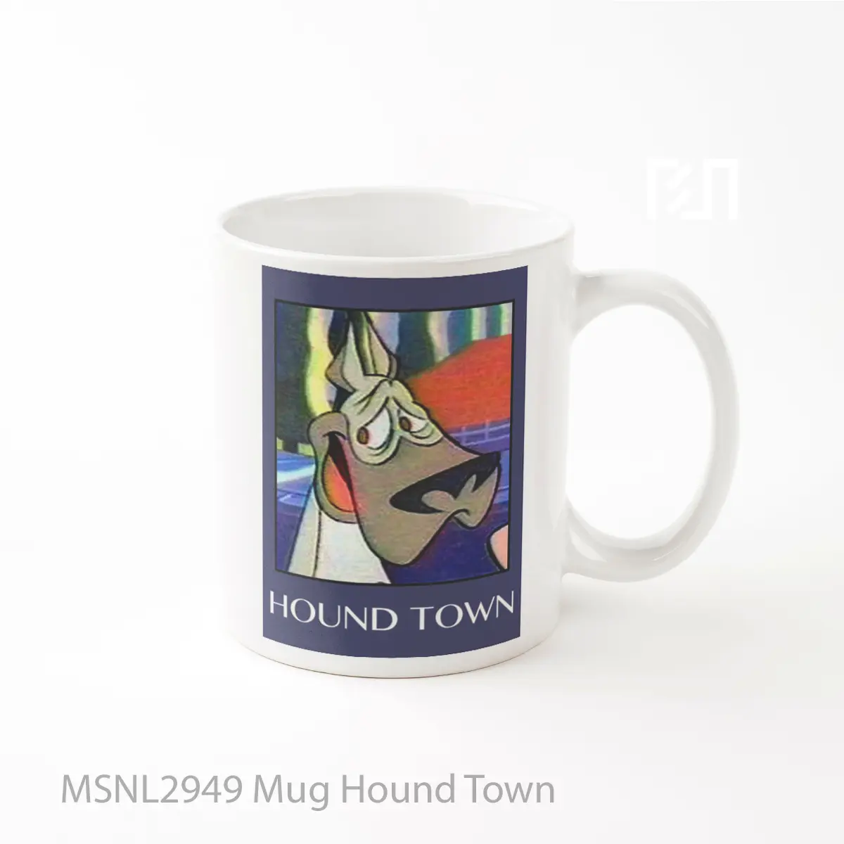 Mug Hound Town Gelas Keramik Tema Film MSNL2949