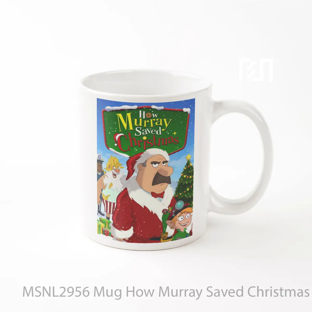Mug How Murray Saved Christmas Gelas Keramik Tema Film MSNL2956