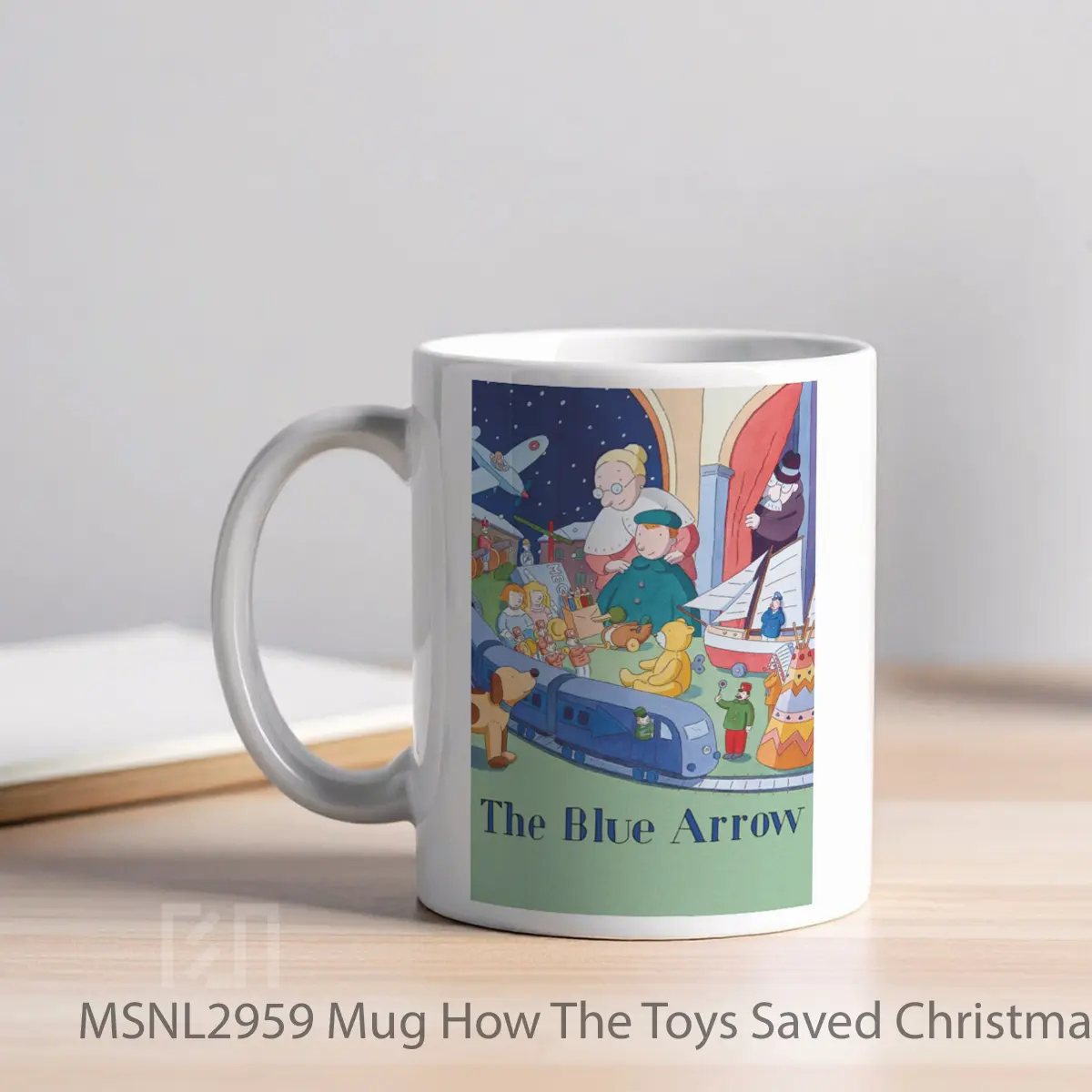 Mug How The Toys Saved Christmas Gelas Keramik Tema Film MSNL2959 - Tampak Kiri