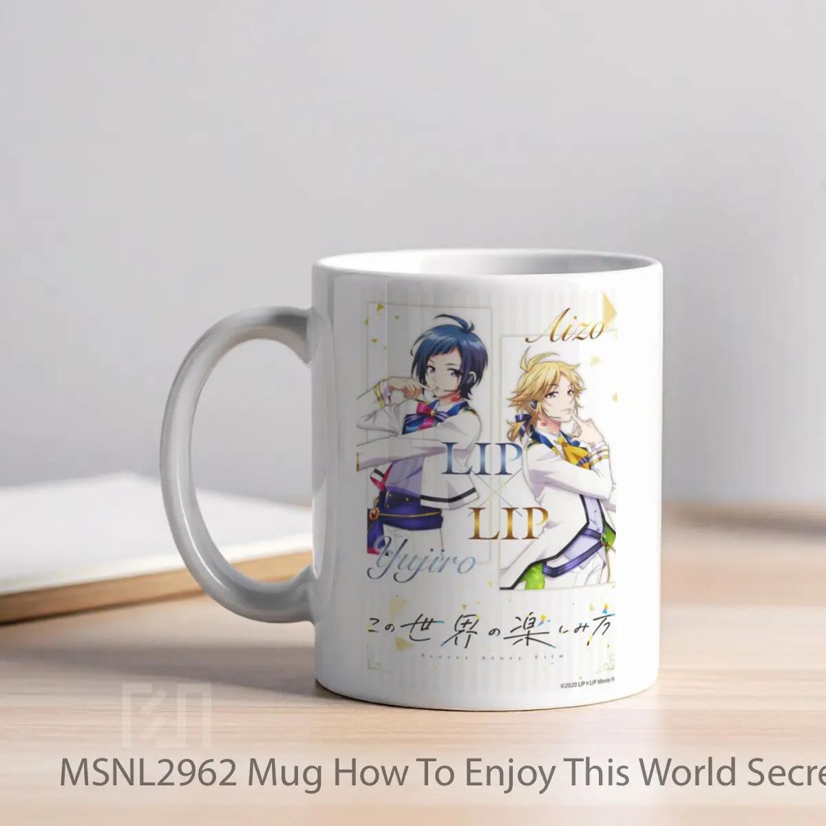 Mug How To Enjoy This World Secret Story Film Gelas Keramik Tema Film MSNL2962 - Tampak Kiri