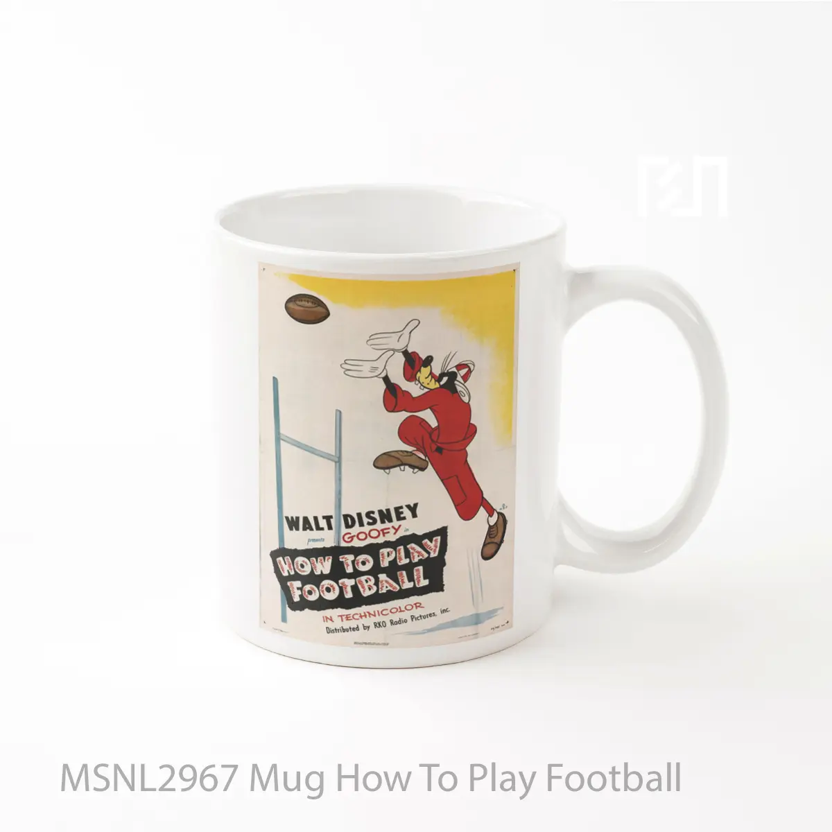 Mug How To Play Football Gelas Keramik Tema Film MSNL2967