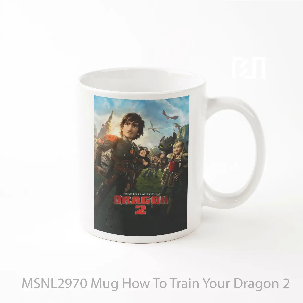 Mug How To Train Your Dragon 2 Gelas Keramik Tema Film MSNL2970