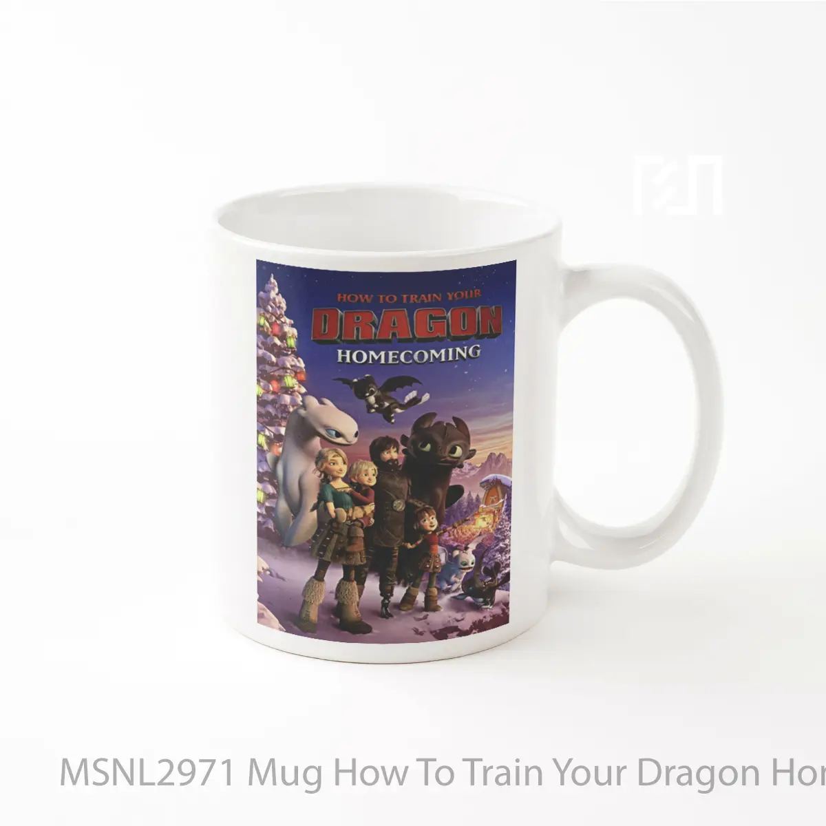 Mug How To Train Your Dragon Homecoming Gelas Keramik Tema Film MSNL2971