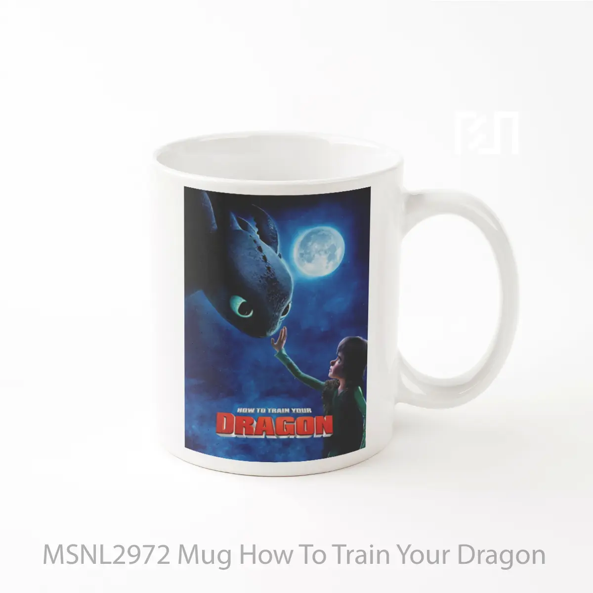 Mug How To Train Your Dragon Gelas Keramik Tema Film MSNL2972