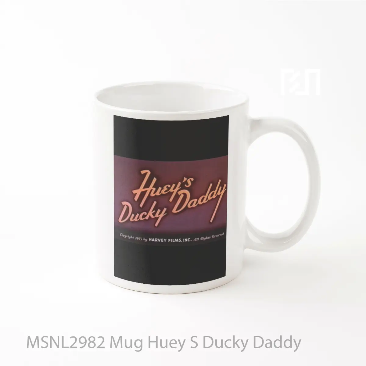 Mug Huey S Ducky Daddy Gelas Keramik Tema Film MSNL2982