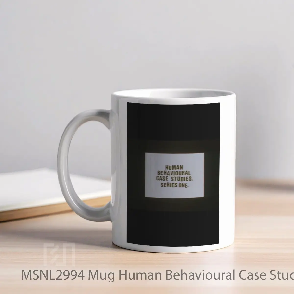 Mug Human Behavioural Case Studies Series One Gelas Keramik Tema Film MSNL2994 - Tampak Kiri