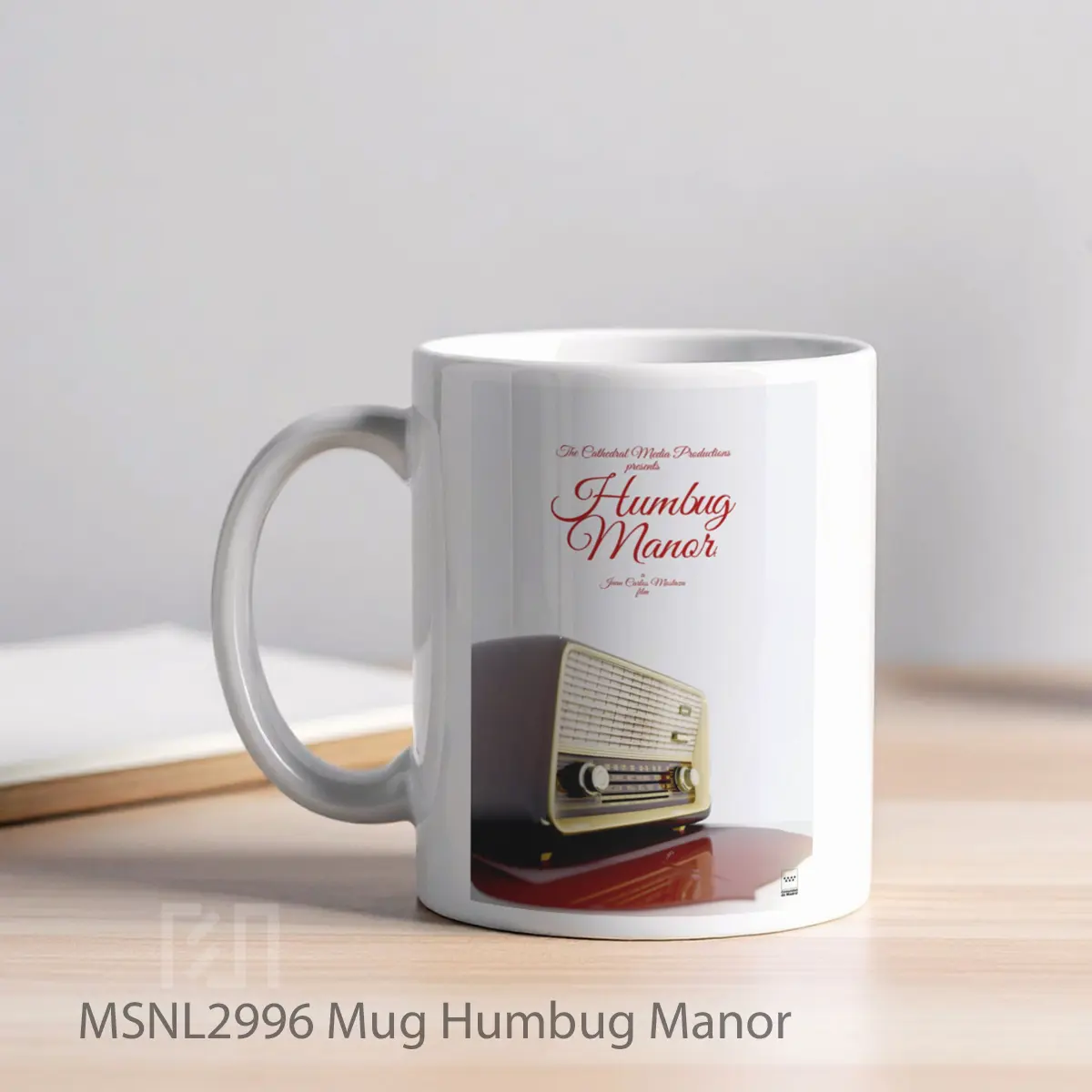Mug Humbug Manor Gelas Keramik Tema Film MSNL2996 - Tampak Kiri