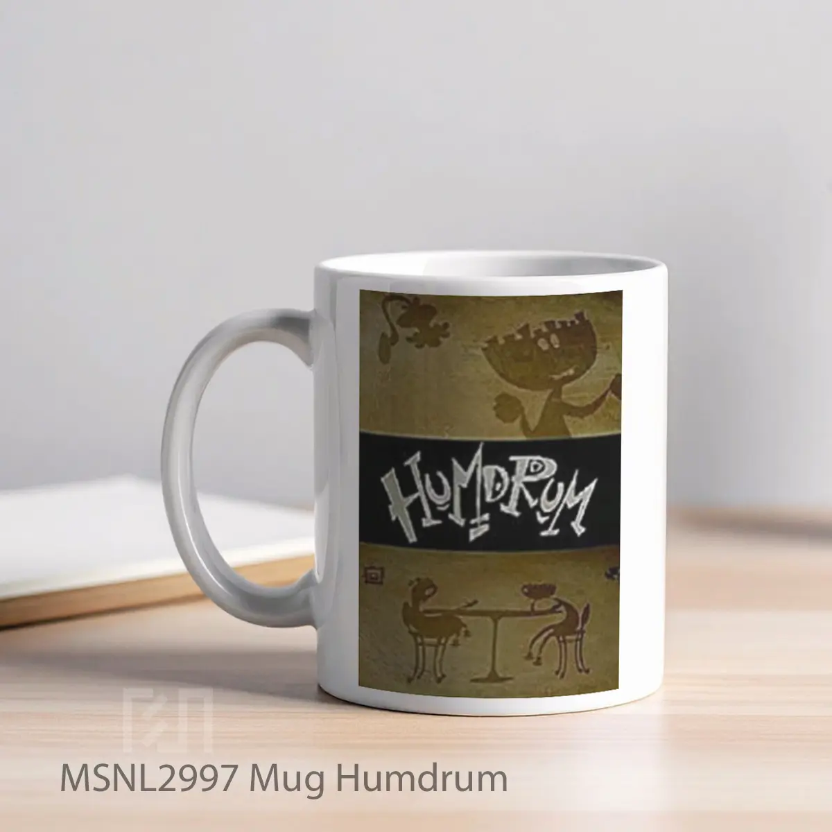 Mug Humdrum Gelas Keramik Tema Film MSNL2997 - Tampak Kiri