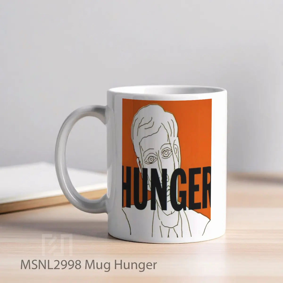 Mug Hunger Gelas Keramik Tema Film MSNL2998 - Tampak Kiri