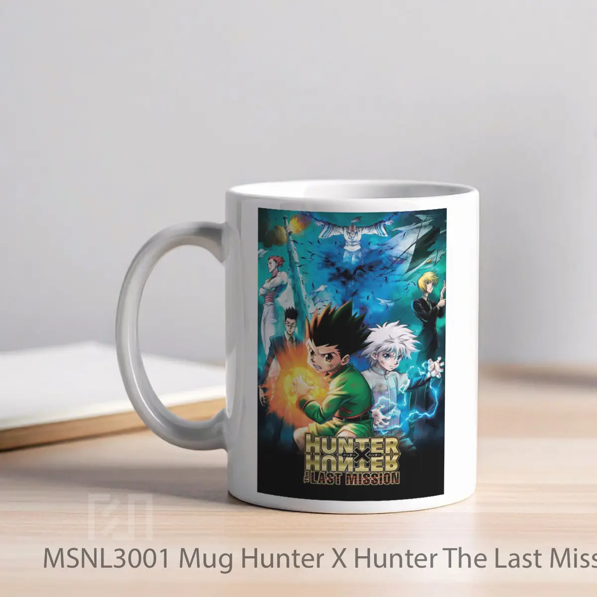 Mug Hunter X Hunter The Last Mission Gelas Keramik Tema Film MSNL3001 - Tampak Kiri