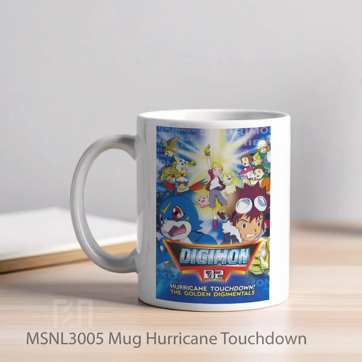 Mug Hurricane Touchdown Gelas Keramik Tema Film MSNL3005 - Tampak Kiri