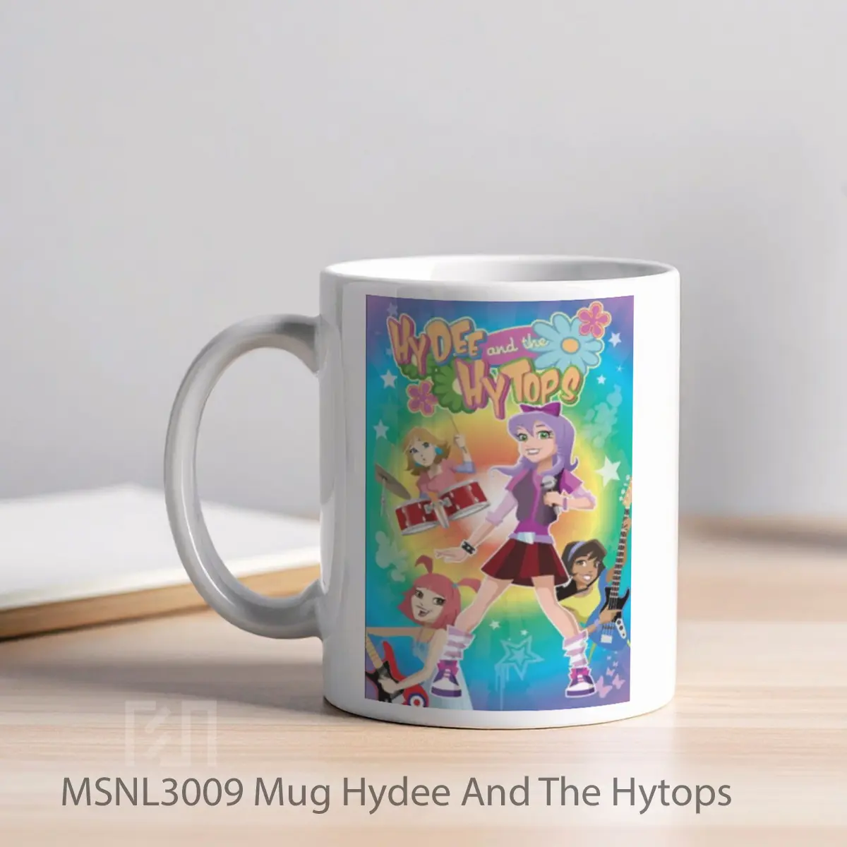 Mug Hydee And The Hytops Gelas Keramik Tema Film MSNL3009 - Tampak Kiri