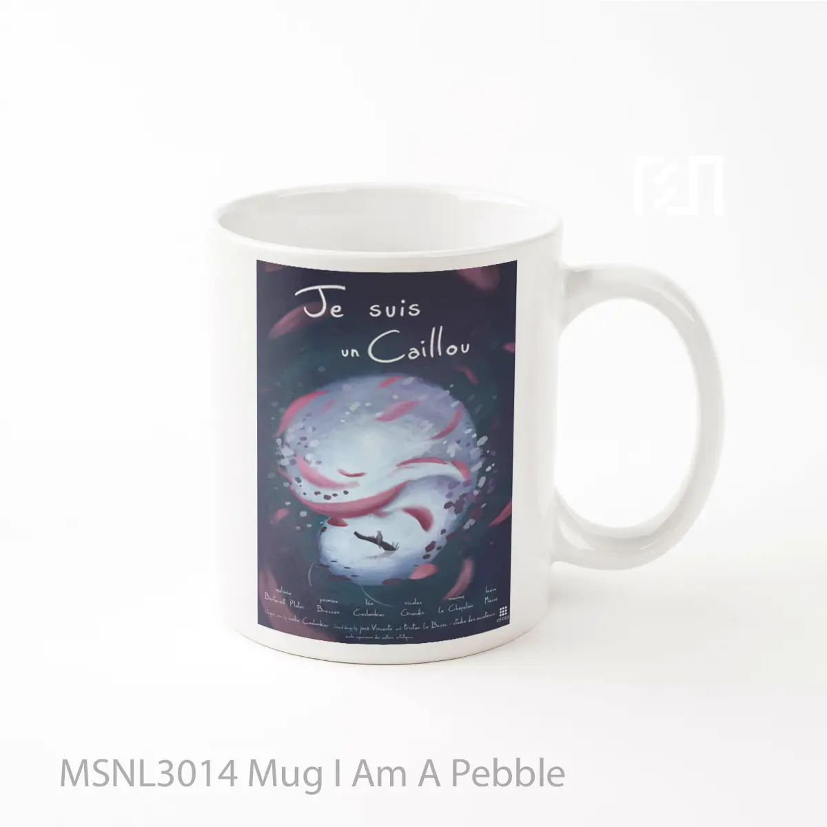 Mug I Am A Pebble Gelas Keramik Tema Film MSNL3014