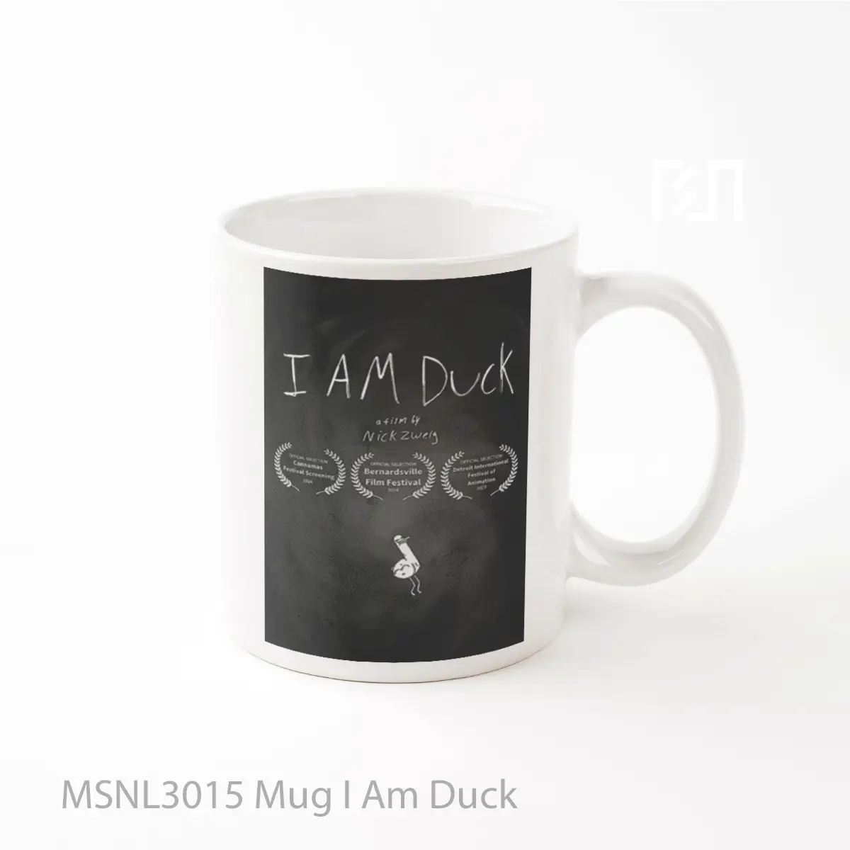 Mug I Am Duck Gelas Keramik Tema Film MSNL3015