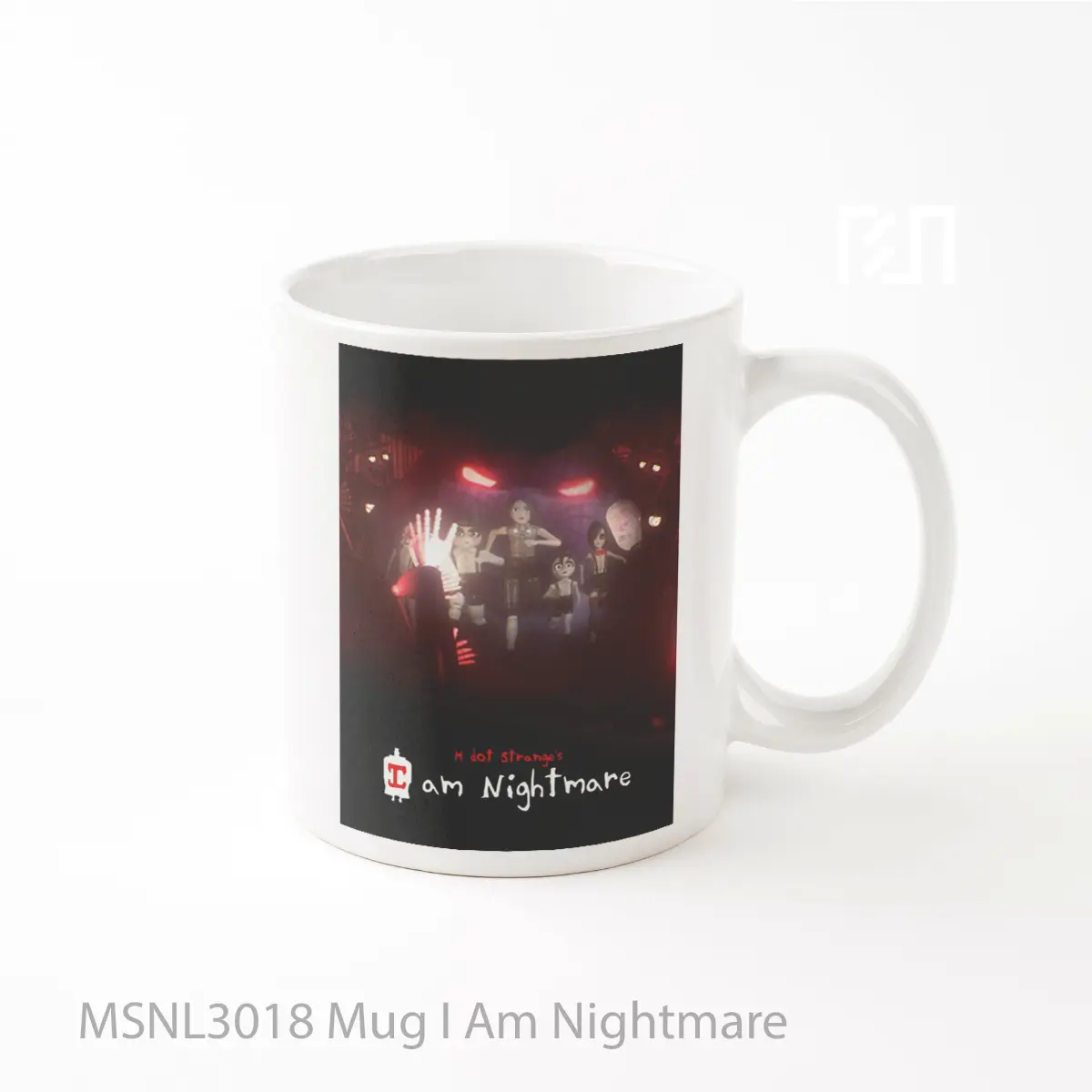 Mug I Am Nightmare Gelas Keramik Tema Film MSNL3018