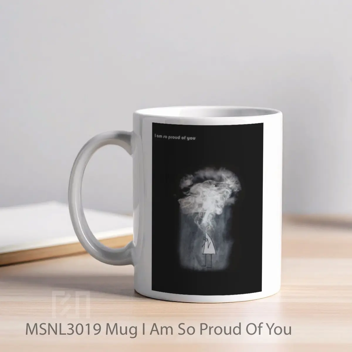 Mug I Am So Proud Of You Gelas Keramik Tema Film MSNL3019 - Tampak Kiri