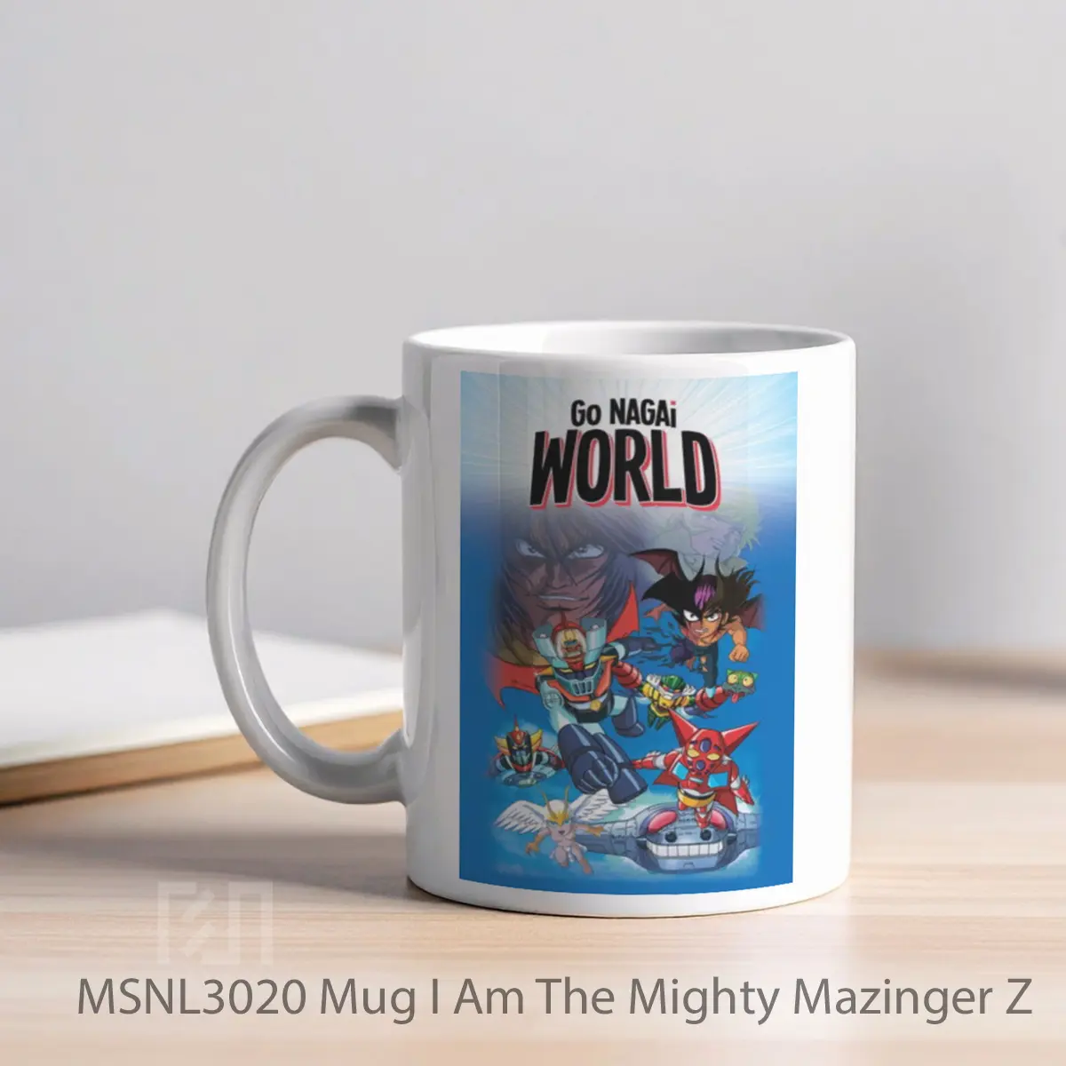 Mug I Am The Mighty Mazinger Z Gelas Keramik Tema Film MSNL3020 - Tampak Kiri