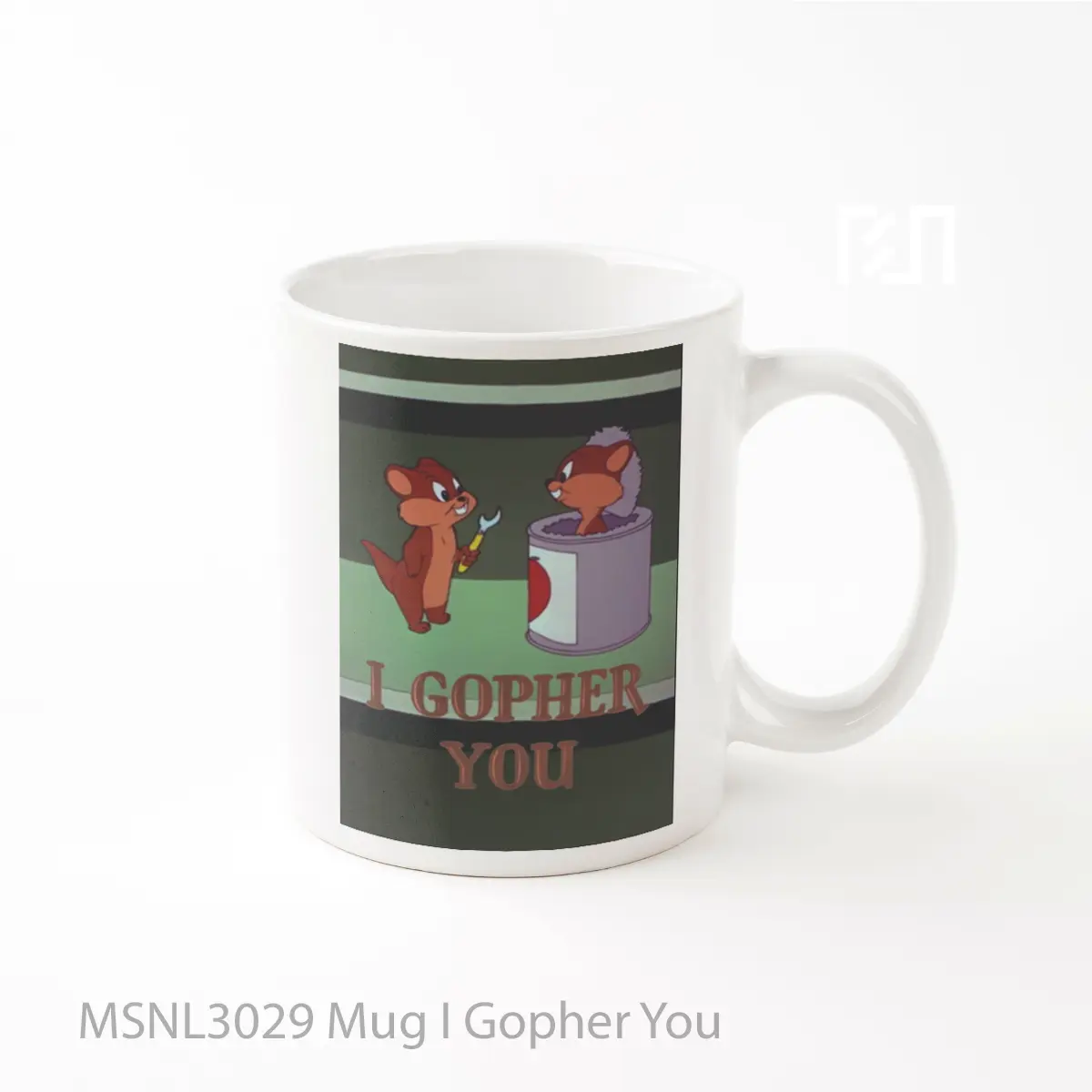 Mug I Gopher You Gelas Keramik Tema Film MSNL3029