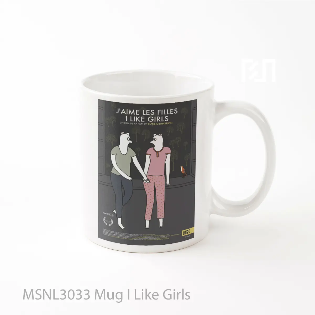Mug I Like Girls Gelas Keramik Tema Film MSNL3033