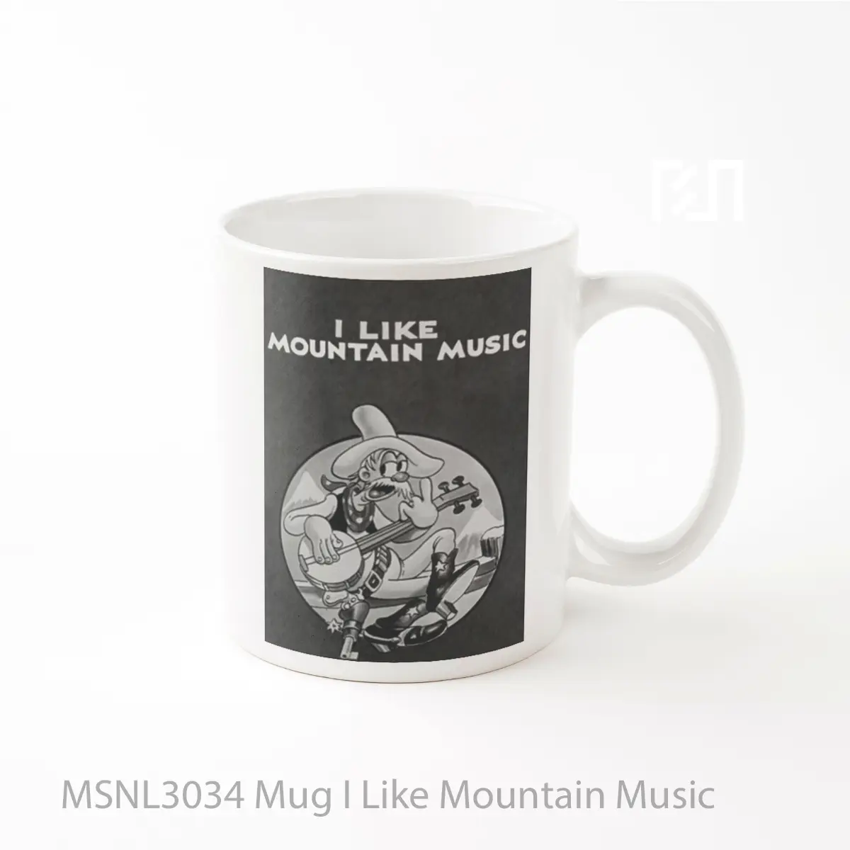 Mug I Like Mountain Music Gelas Keramik Tema Film MSNL3034