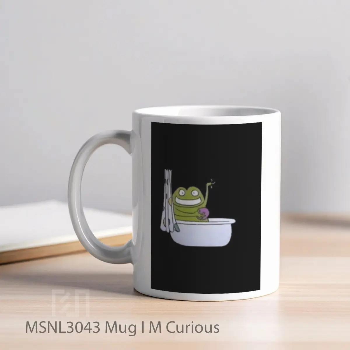 Mug I M Curious Gelas Keramik Tema Film MSNL3043 - Tampak Kiri