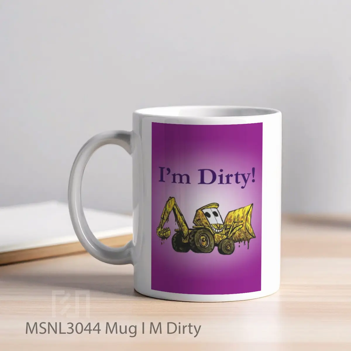 Mug I M Dirty Gelas Keramik Tema Film MSNL3044 - Tampak Kiri