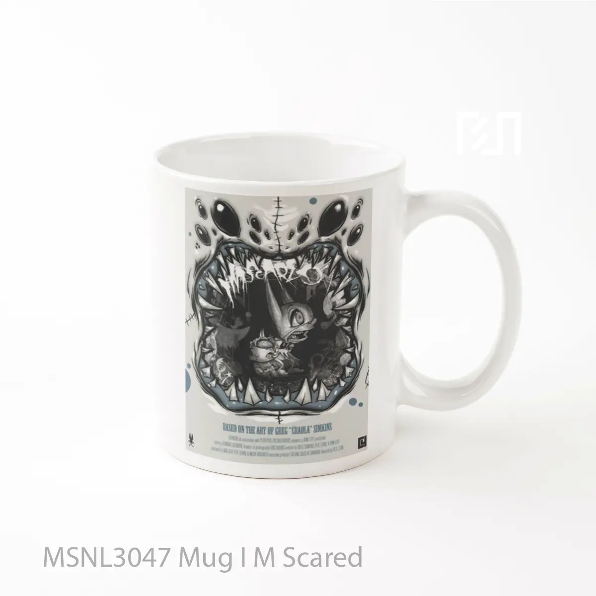 Mug I M Scared Gelas Keramik Tema Film MSNL3047